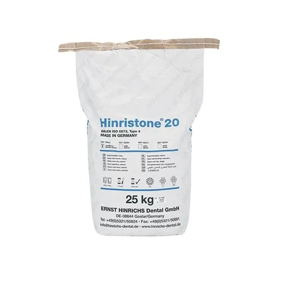 Hinristone 20 25 kg zelená sádra supertvrdá