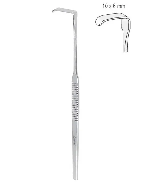 Retraktor Langenbeck-Green Mini 10x6mm, 160mm
