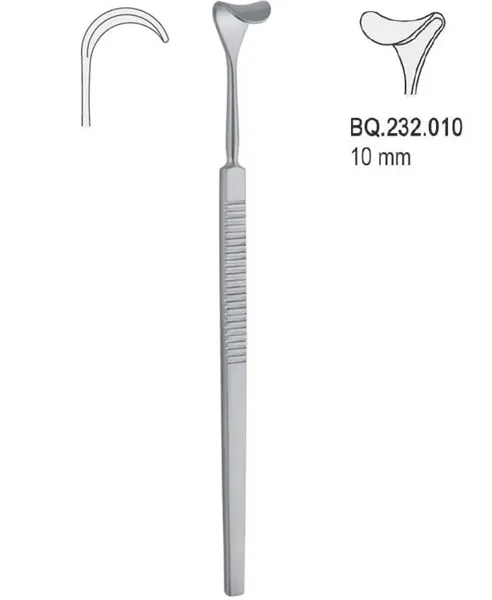 Hák Desmarres retraktor 10mm, 160mm