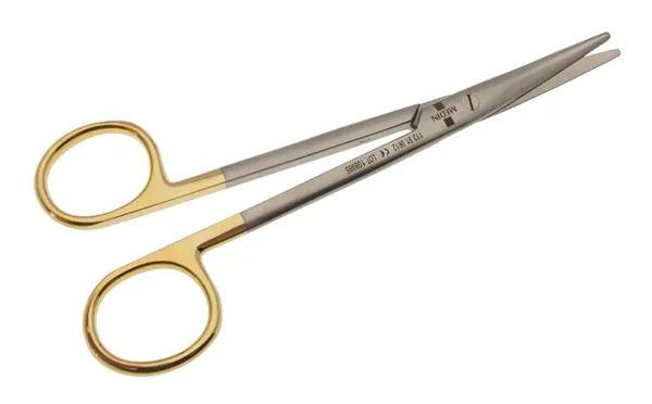 Mayo-Stille nůžky tupé zahnuté TK; 15,0 cm