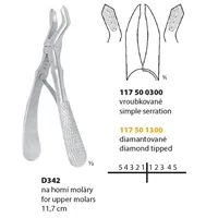Kleště extrakční D342 diamantované