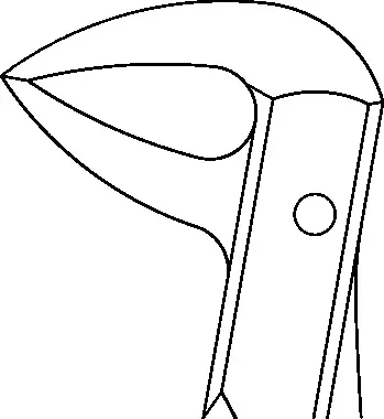 Kleště extrakční D 74N na dolní kořeny diamantované