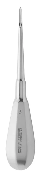 Bein páka extrakční rovná jemná; 3 mm; 14,5 cm