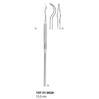 Drápek na zubní kámen; 15,5 cm