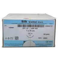 Šití silk.br.black  HR22 USP 3/0 EP2  1x75cm 24ks