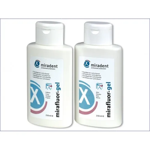 Mirafluor gel máta 250ml