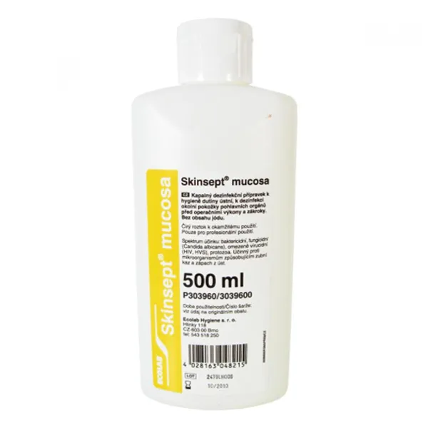 Skinsept mucosa 500 ml - dezinfekce okolí sliznic