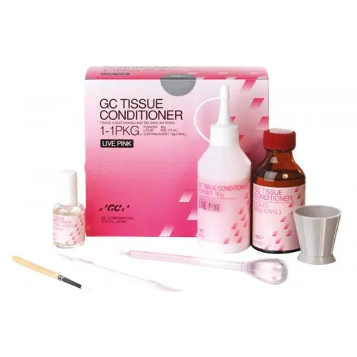 GC TISSUE CONDITIONER, 1-1 Pack, Live Pink, EEP