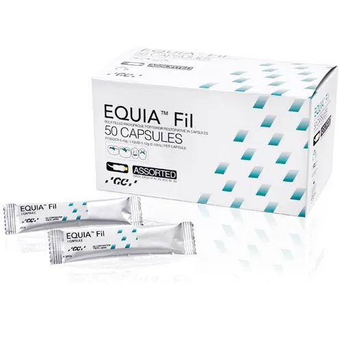 GC EQUIA Fil, Single Shade Pack, 50 Capsules, A3, EEP