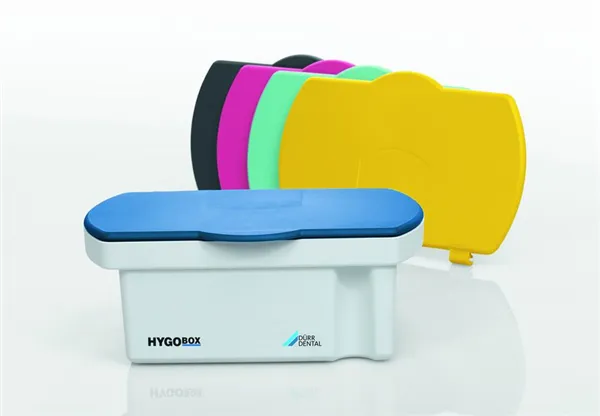 Dürr Hygobox - dezinfekční box - barva víka: antracit, barva síta: bílá
