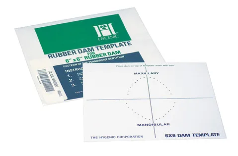 Dental Dam šablona 152 x 152 mm