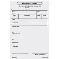DITIS Výměnný list - poukaz 100 ks