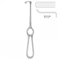 Hák Kocher - Langenbeck vyhnutý 40x11mm, 215mm