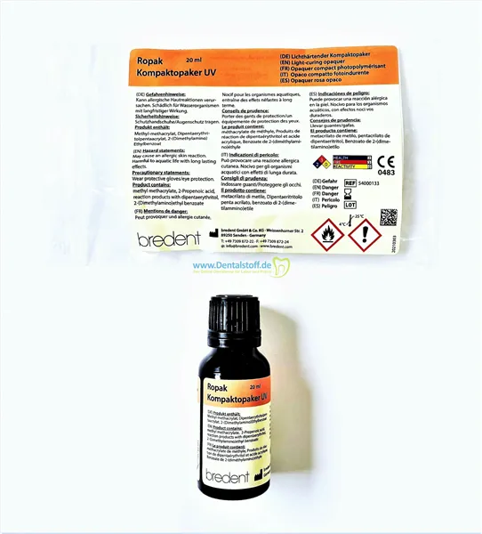 Ropak-kompakt opaker UV růžový 20ml