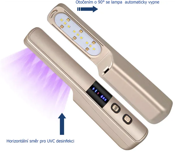 UV-C Inteligentní ruční lampa