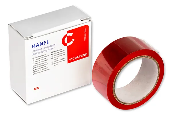 Artikulační papír Hanel 40 µm červený, 22 mm x15m