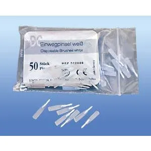 DC náhr. štětečky bílé 50ks měkké