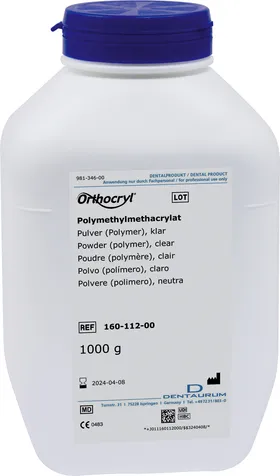 Orthocryl prášek čirý 1kg