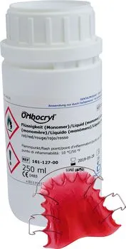 Orthocryl - tekutina červená (250ml)