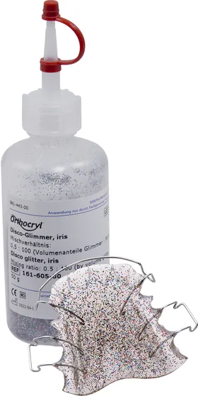 Orthocryl - disco třpytky Iris, slída duhová (50g)