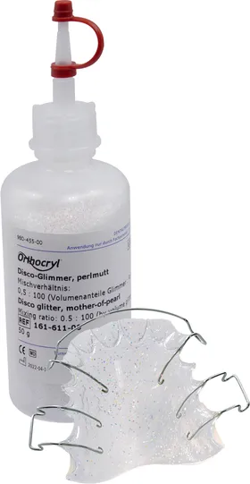 Orthocryl - disco třpytky Pearl, slída perleťová (50g)