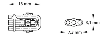 Šroub sektorový (10 ks)