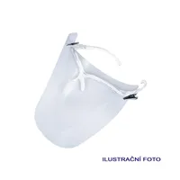 CERKAMED Ochranný štít Comfort Standart 1 obroučka růžová + 10 fólií