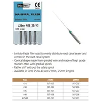 Dia-Spiral Filler 25mm 025 4ks