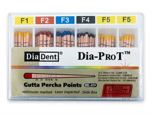 Dia-ProT gutaperčové čepy F3 60ks