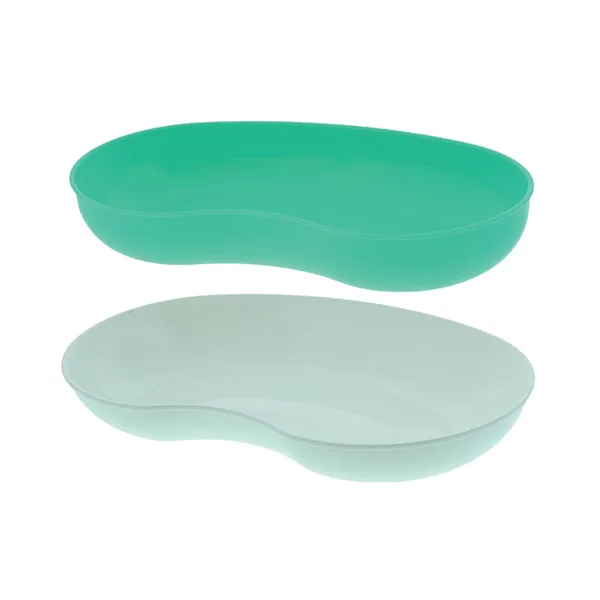 Miska emitní (ledvina)-plast zelená 25cm