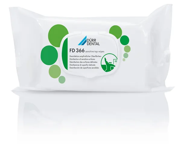FD 366 sensitive top wipes, Flowpack 50 ks, 17,5x25cm