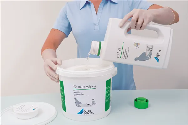 FD multi wipes box container 180 wipes