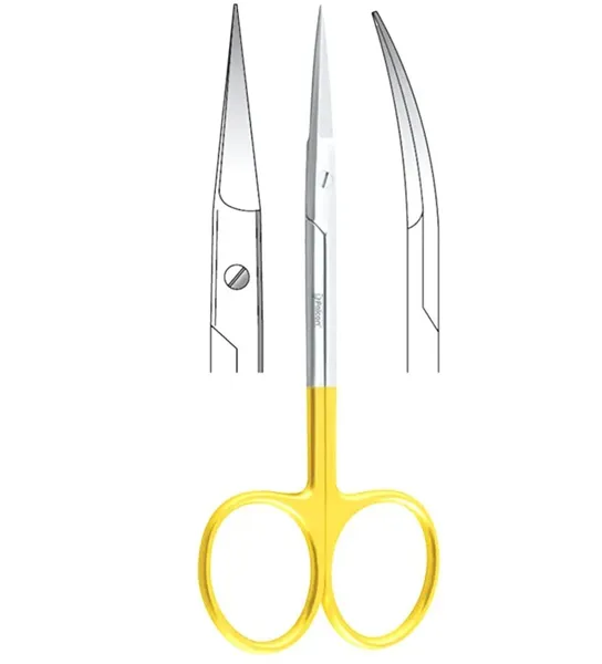 Falcon-Cut nůžky Iris zakřivené 115mm
