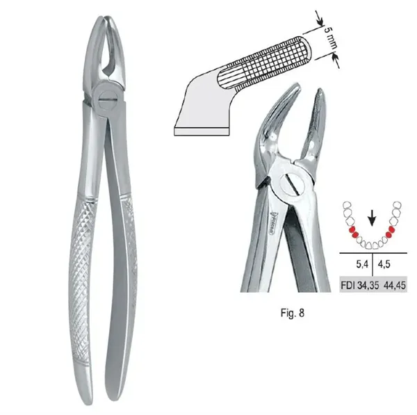 Extrakční kleště fig. 8