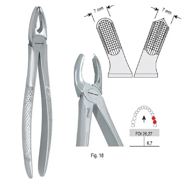 Extrakční kleště fig. 18