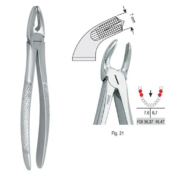 Extrakční kleště fig. 21