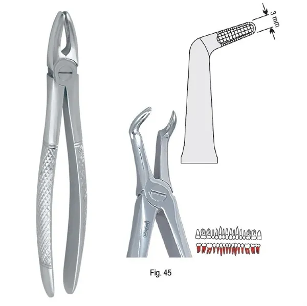 Extrakční kleště fig. 45