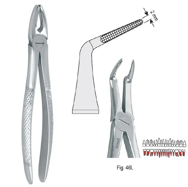 Extrakční kleště fig. 46L