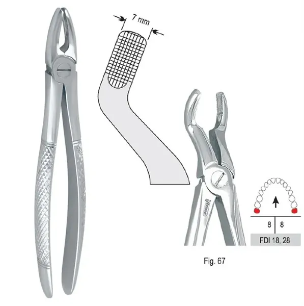 Extrakční kleště fig. 67