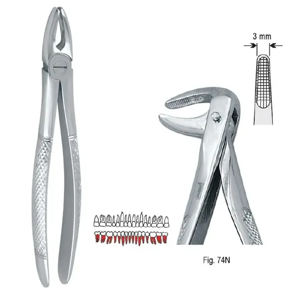 Extrakční kleště 74N na dolní kořeny