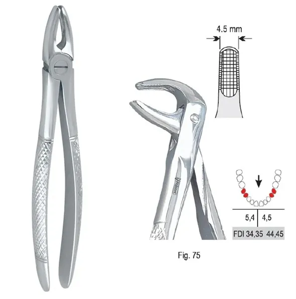Extrakční kleště fig. 75