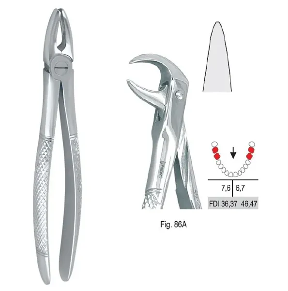 Extrakční kleště fig. 86A