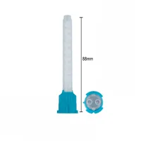 DENTALINE Mixing tips regular green 88mm, 1:1 ratio (Pack of 50 pieces)