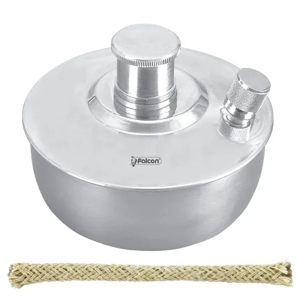 Falcon lihový nerezový kahan pro kulatý knot