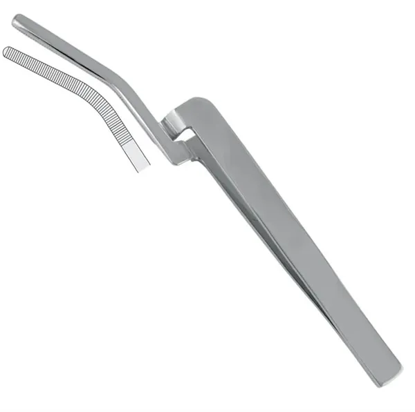 Falcon pinzeta na artikulační papír Miller zahnutá 150mm