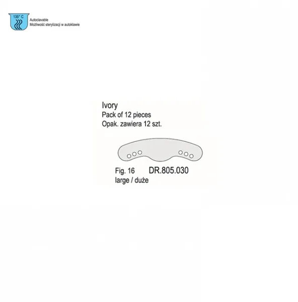 Matrix Bands Ivory fig. 16 (Pack of 12 pieces)