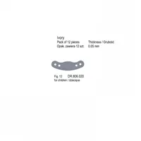 Matrix Bands Ivory for children fig. 12 (Pack of 12 pieces)