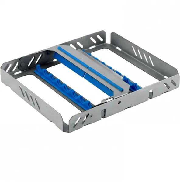 Sterilizační kazeta na 8 nástrojů 190 x 140 x 25 mm, modrá
