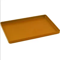 Nástrojový tácek midi hliníkový 180x140x17mm zlatý