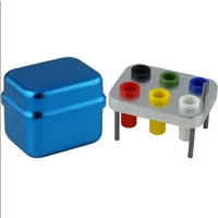 Držák na endo nástroje mini modrý hranatý